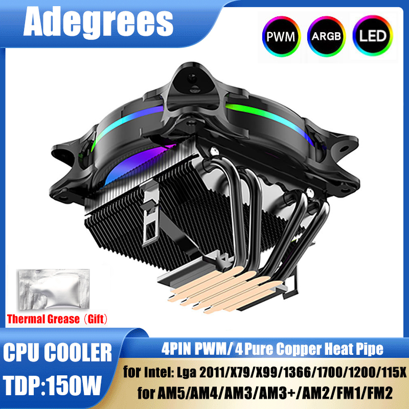 Cpu Heatsink - Воздушный кулер для процессора X99, 3-контактный/4-контактный