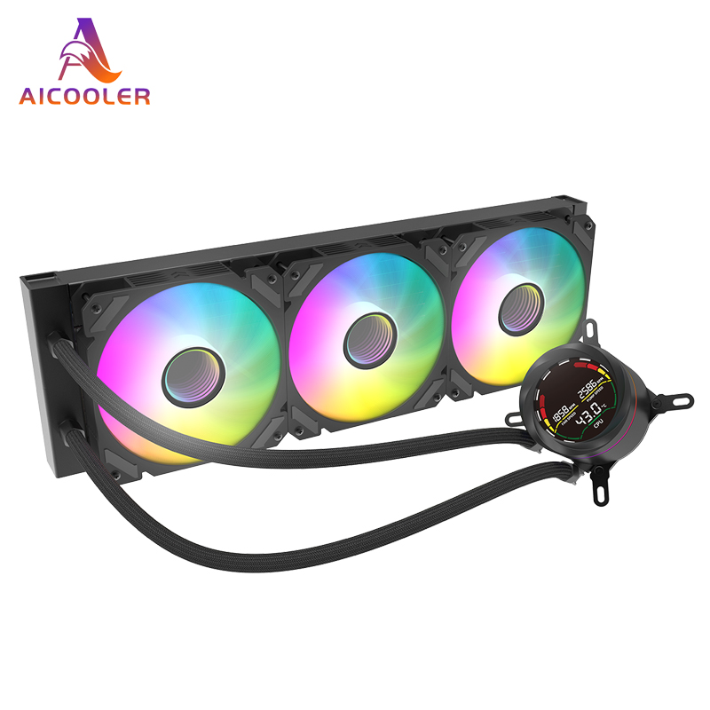 Aio Liquid Cooler - Жидкостный процессор AICOOLER 120 мм ARGB