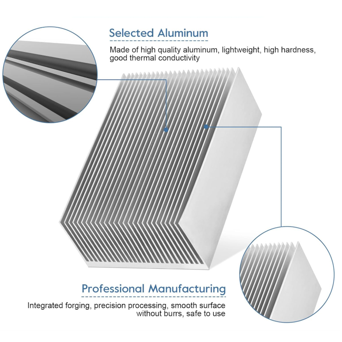 50x60x26 мм — экструдированный – обзор и цена Heatsink