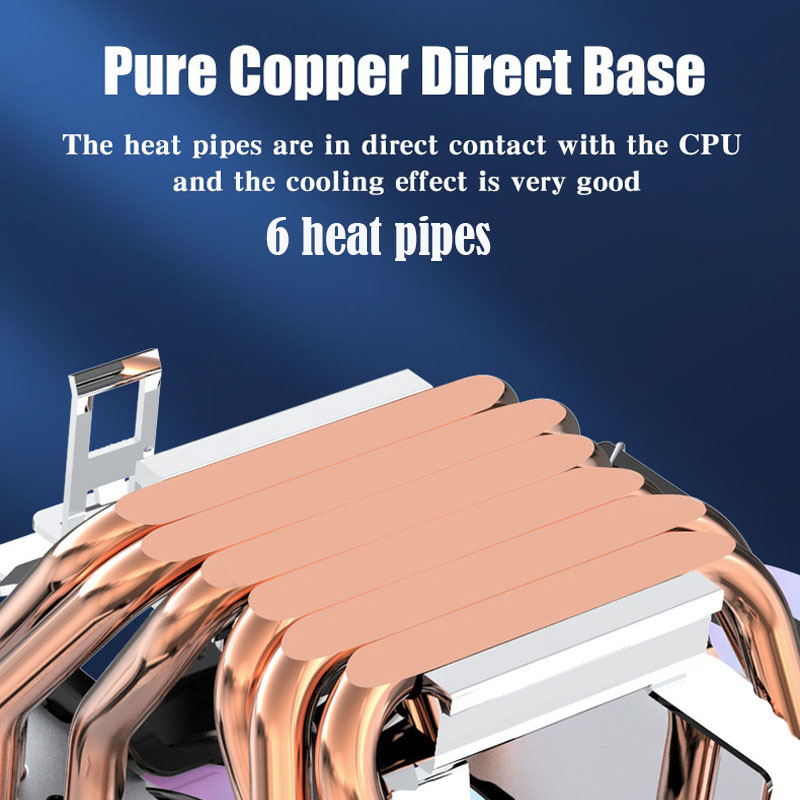 6 тепловых трубок, кулер для п – обзор и цена Air Cooler Cpu