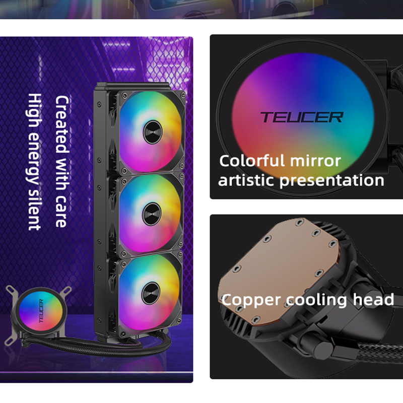 Кулер для воды TEUCER AF-120,  – обзор и цена Aio Liquid Cooler