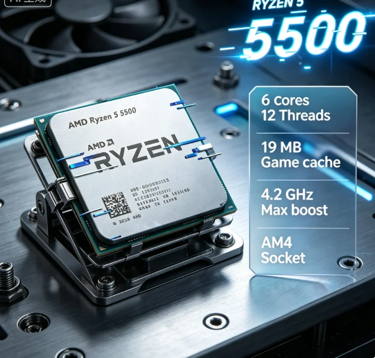 Процессор AMD Ryzen 5 5500 Stu – обзор и цена Cpu Cooler
