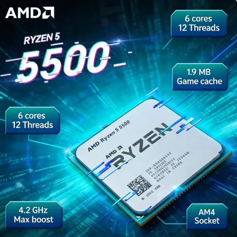 Процессор AMD Ryzen 5 5500 Stu – обзор и цена Cpu Cooler